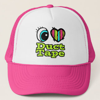 Gorra De Camionero Corazón Ojo Brillante Me Encanta La Cinta De Ducto