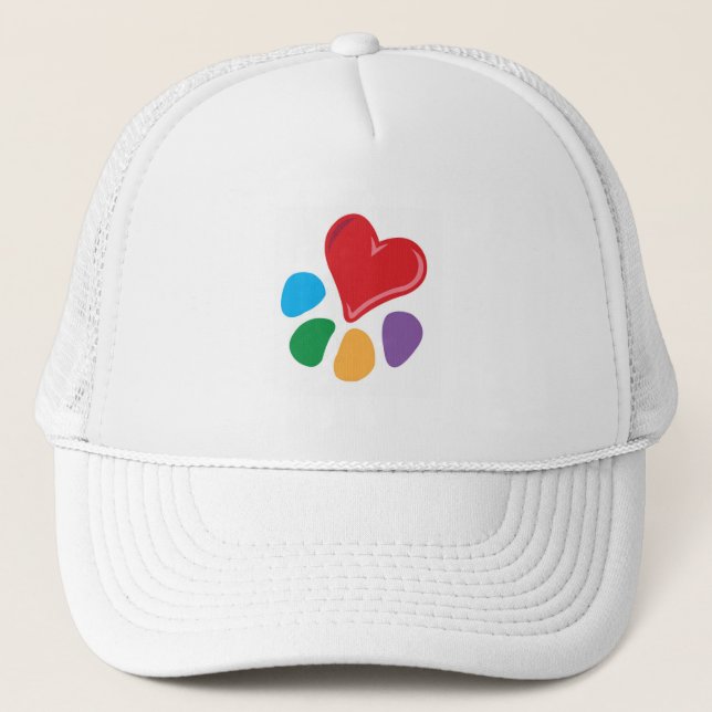 Gorra De Camionero Corazón-Pata (Anverso)