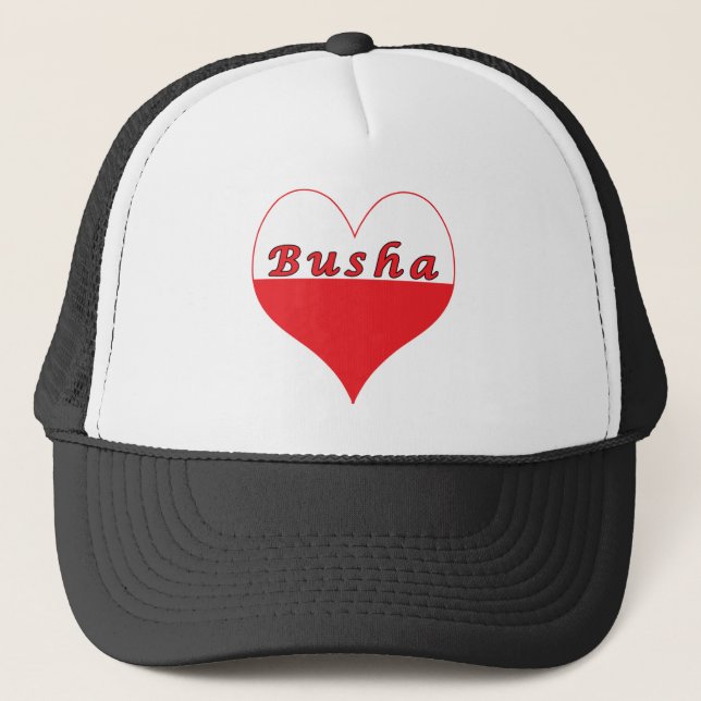 Gorra De Camionero Corazón polaco Busha (Anverso)