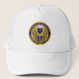 Gorra De Camionero Corazón Púrpura IRAQ