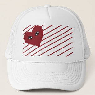 Gorra De Camionero Corazón Rojo