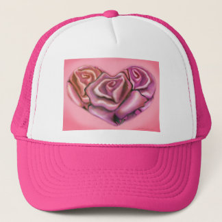 Gorra De Camionero Corazón rosa rosa