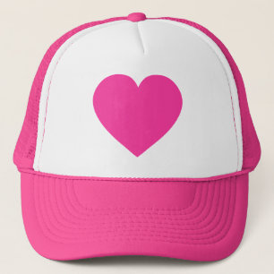 Gorra De Camionero Corazón rosado llano