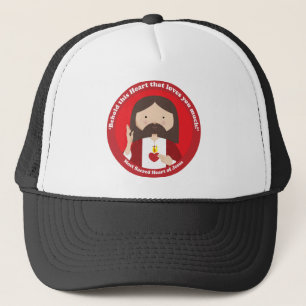Gorra De Camionero Corazón sagrado de Jesús