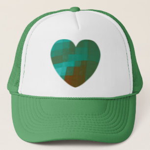 Gorra De Camionero corazón verde