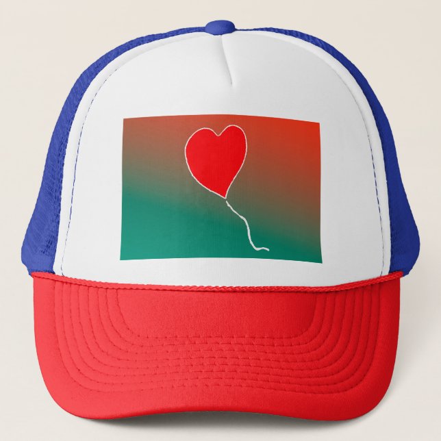 Gorra De Camionero Corazón volador (Anverso)