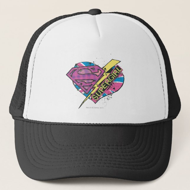 Gorra De Camionero Corazón y perno superchica (Anverso)