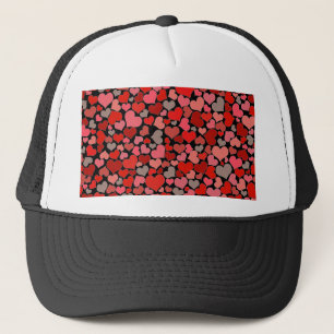 Gorra De Camionero Corazones