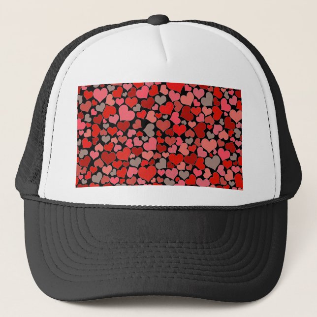 Gorra De Camionero Corazones (Anverso)