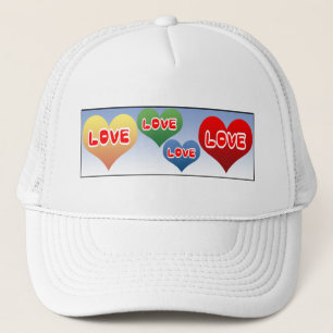 Gorra De Camionero Corazones de amor