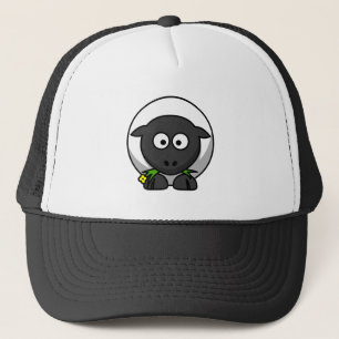 Gorra De Camionero Cordero de dibujos animados lindo