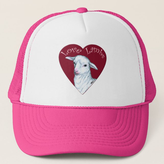 Gorra De Camionero Corderos de Amor (Anverso)