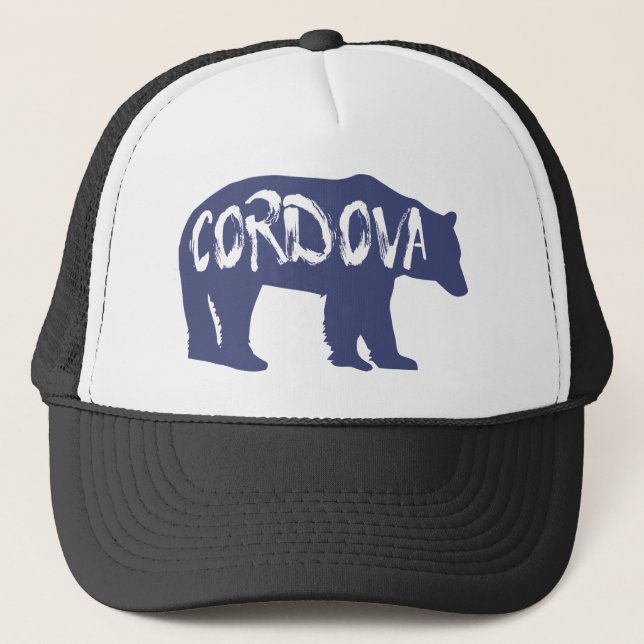 Gorra De Camionero Cordova Alaska Bear (Anverso)