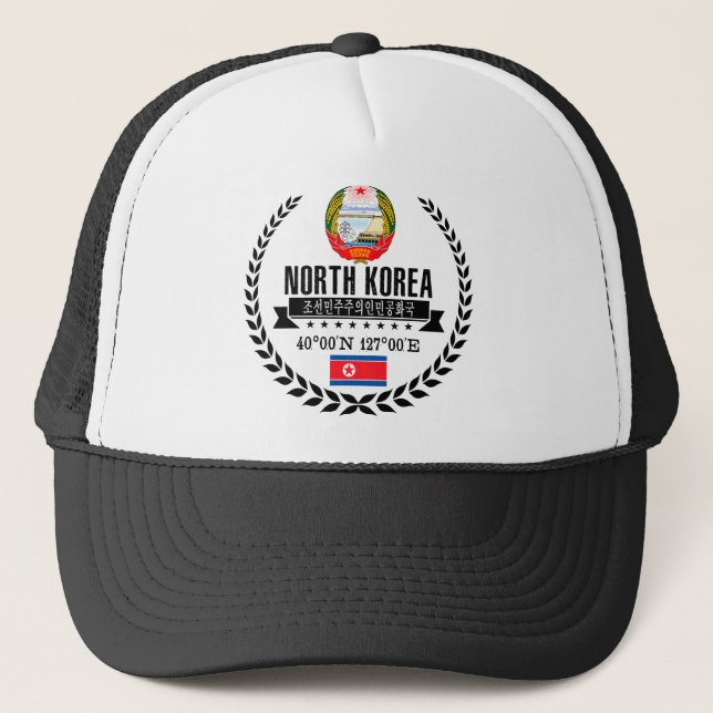 Gorra De Camionero Corea del Norte (Anverso)