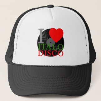 Gorra De Camionero Corey Tiger 80 Retro I Love Italo Disco T-Shirt