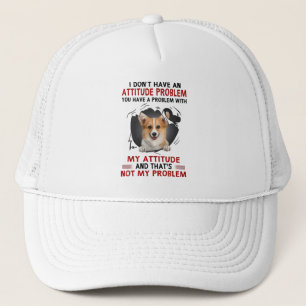 Gorra De Camionero corgi no tengo un problema de actitud corgi lover