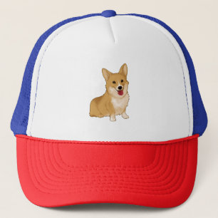 Gorra De Camionero Corgi sonriente