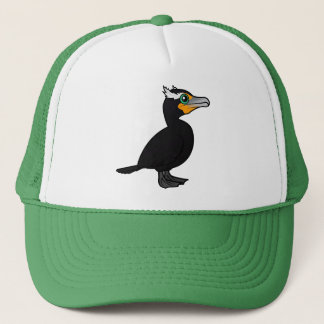 Gorra De Camionero Cormorán Doble-con cresta de Birdorable