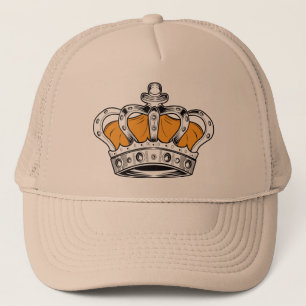 Gorra De Camionero Corona - Amarillo