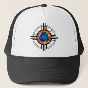 Gorra De Camionero Corona de estrella del Día de la Tierra