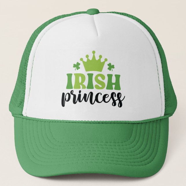 Gorra De Camionero Corona de princesa irlandesa (Anverso)