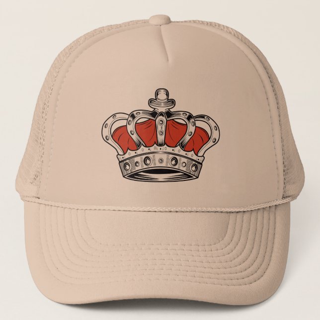 Gorra De Camionero Corona - Naranja (Anverso)