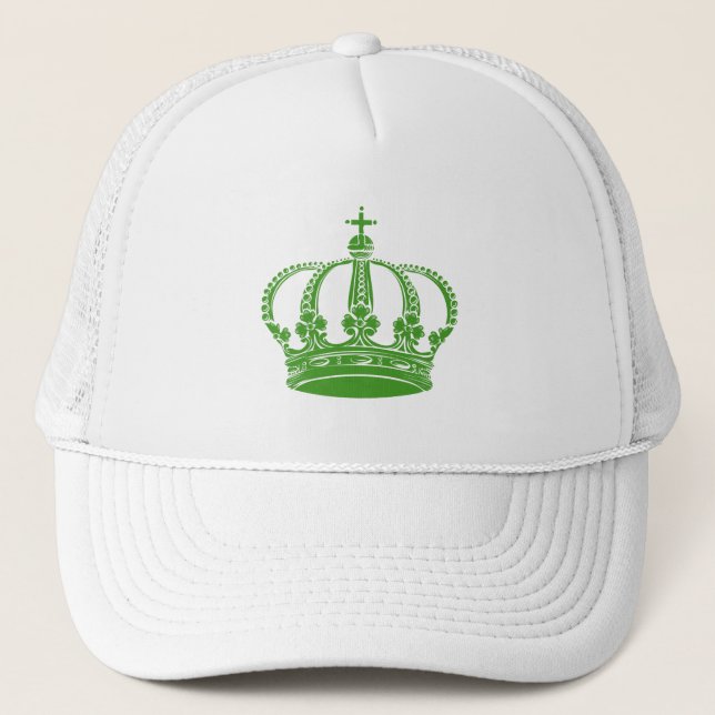 Gorra De Camionero Corona Real 02 - Aguacate Verde (Anverso)