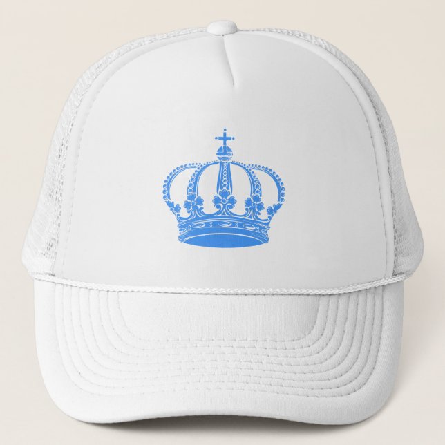 Gorra De Camionero Corona Real 02 - Azul bebé (Anverso)