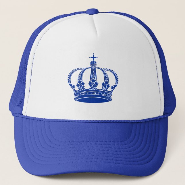 Gorra De Camionero Corona Real 02 - Azul marino (Anverso)