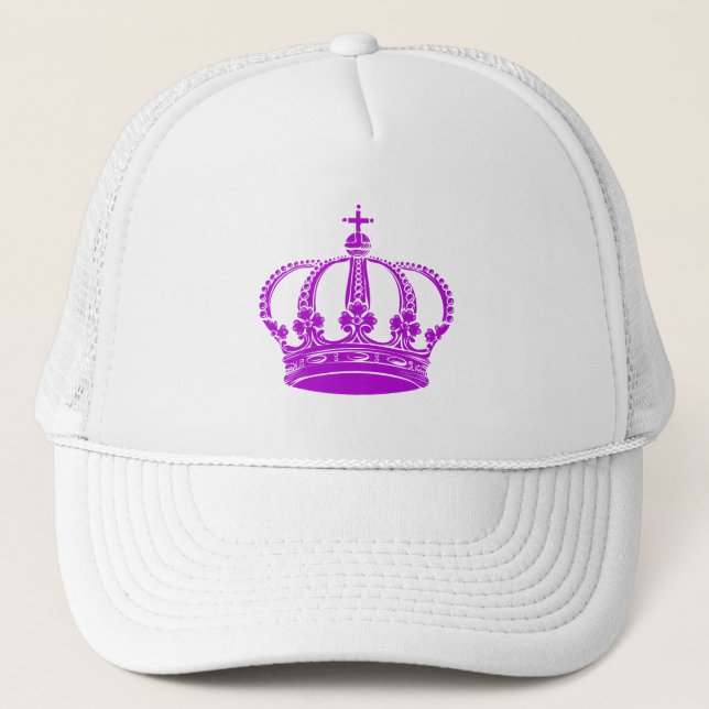Gorra De Camionero Corona Real 02 - Púrpura (Anverso)