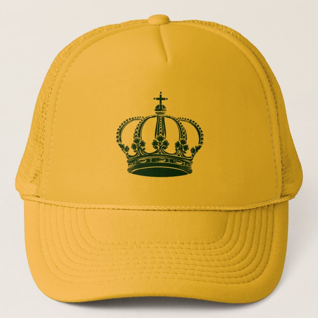 Gorra De Camionero Corona Real 02 - Verde oscuro (Anverso)