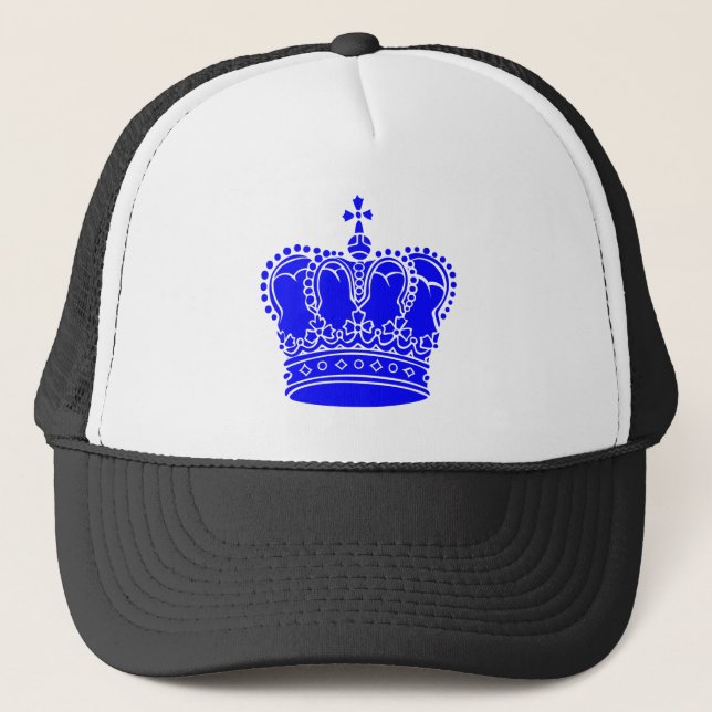 Gorra De Camionero Corona Real - Azul (Anverso)