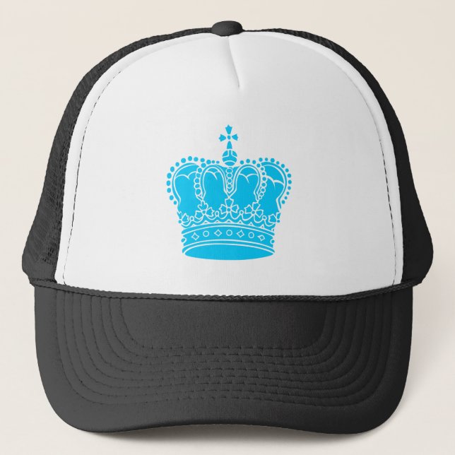 Gorra De Camionero Corona Real - Azul cielo (Anverso)
