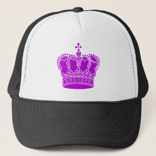 Gorra De Camionero Corona Real - Púrpura
