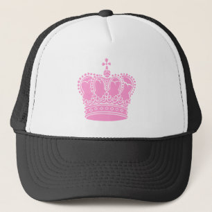 Gorra De Camionero Corona Real - Rosa