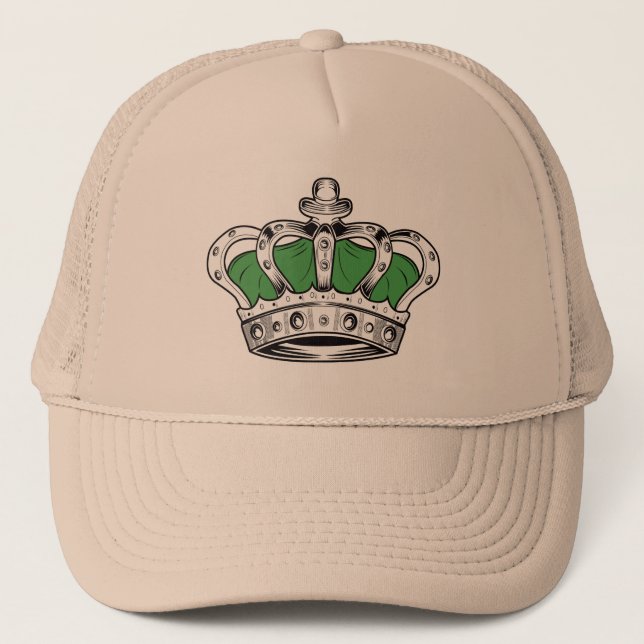 Gorra De Camionero Corona - Verde (Anverso)