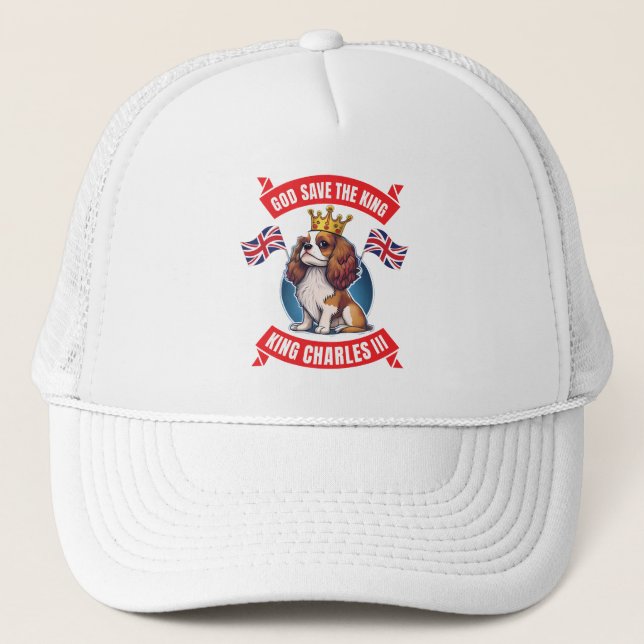 Gorra De Camionero Coronation Cavalier King Charles (Anverso)