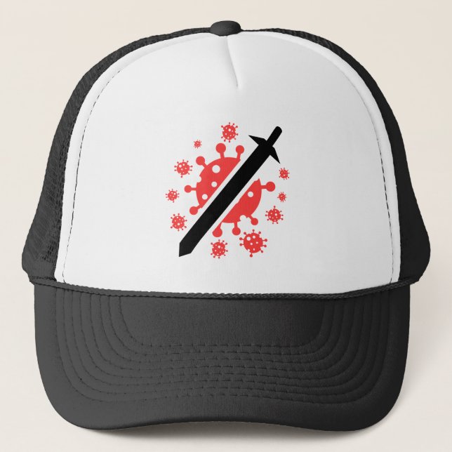 Gorra De Camionero Coronavirus Trucker Hat (Anverso)