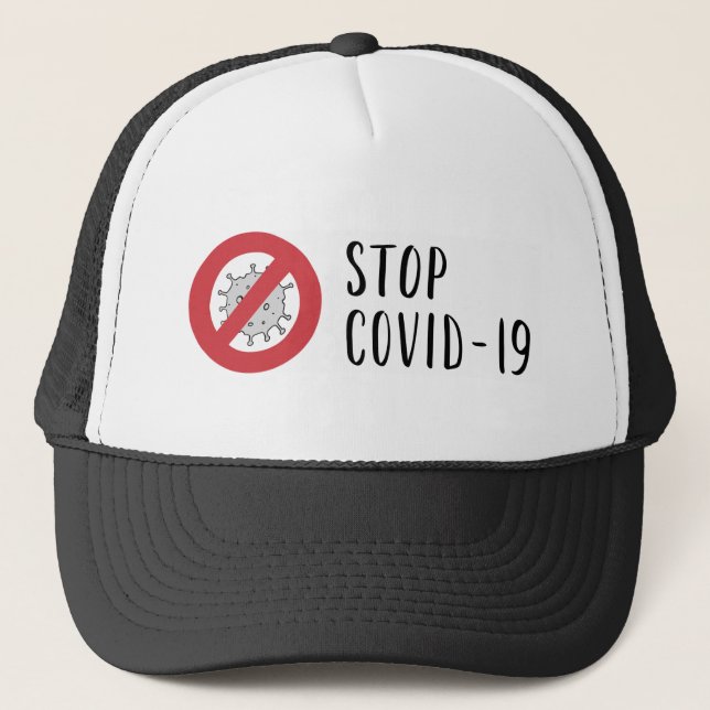 Gorra De Camionero Coronavirus Trucker Hat (Anverso)