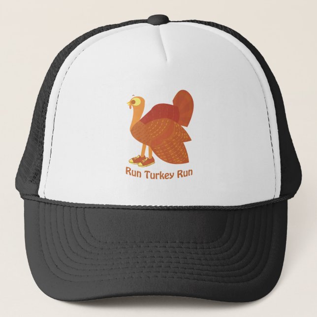 Gorra De Camionero Corre, pavo, corre (Anverso)
