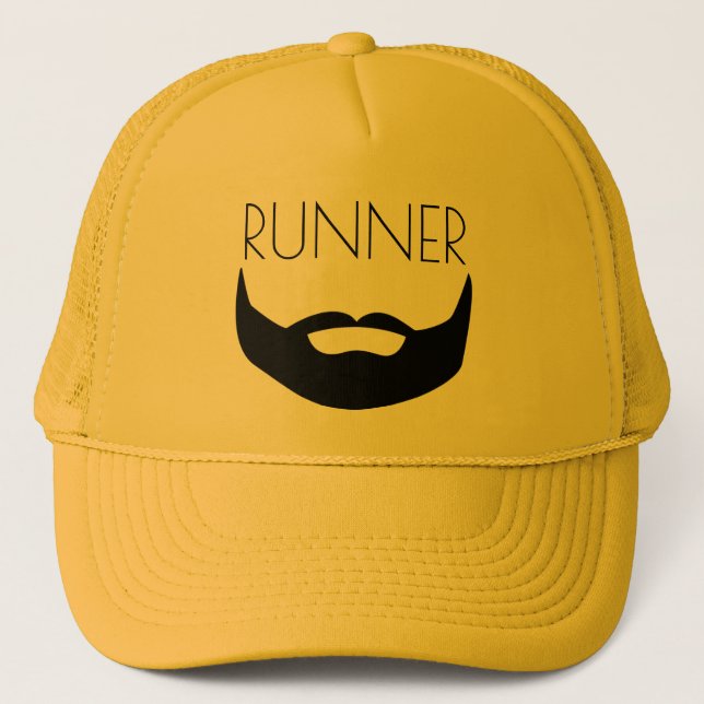 GORRA DE CAMIONERO CORREDOR CON LA BARBA (Anverso)