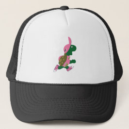Gorra De Camionero Corredor de tortuga en PInk
