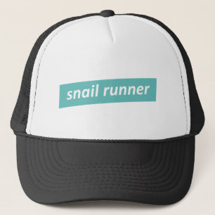 Gorra De Camionero Corredor lento. Snail Runner
