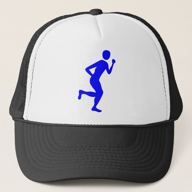 Gorra De Camionero Corredor (macho) - Azul (Anverso)