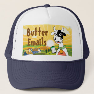 Gorra De Camionero Correo electrónico de la mantequilla Humor polític