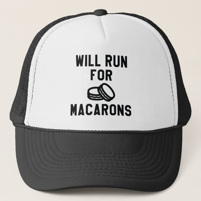 Gorra De Camionero Correrán Por Macarones (Anverso)