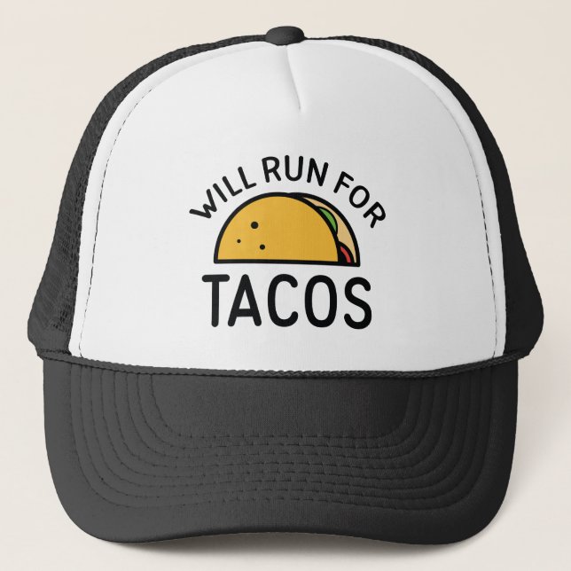Gorra De Camionero Correrán Por Tacos (Anverso)