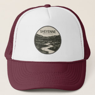 Gorra De Camionero Corriente nacional de pastizales de Sheyenne