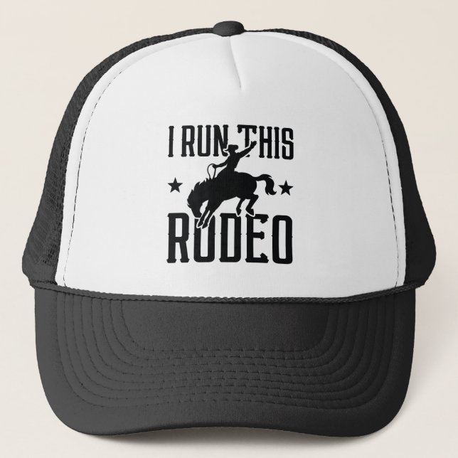 Gorra De Camionero Corro Este Rodeo (Anverso)