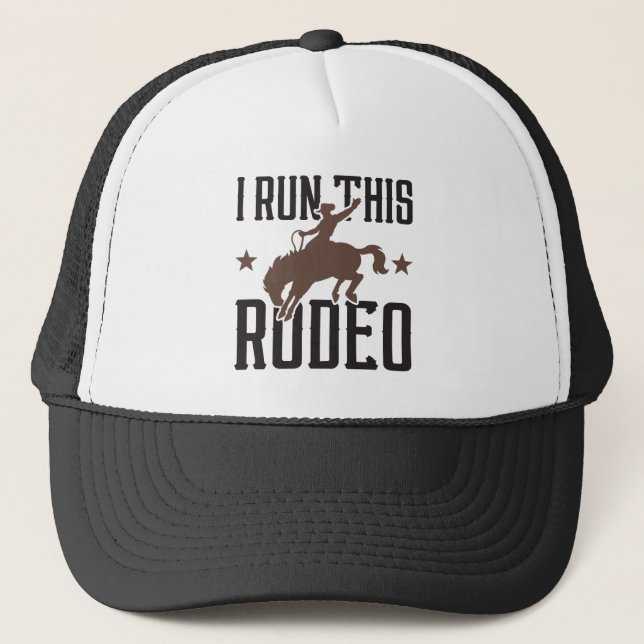 Gorra De Camionero Corro Este Rodeo (Anverso)
